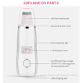 Wholesale Ultrasonic Reduces Wrinkles Facial Skin Scrubber